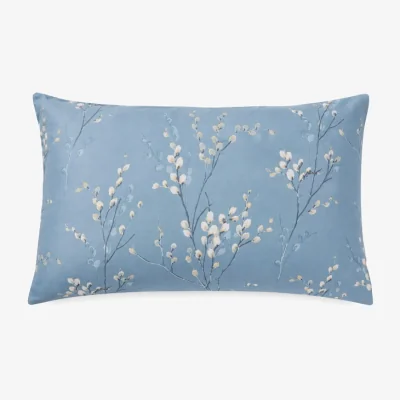 Downtown Laura Ashley Pussy Willow Pillowcase Pair - Dark Seaspray