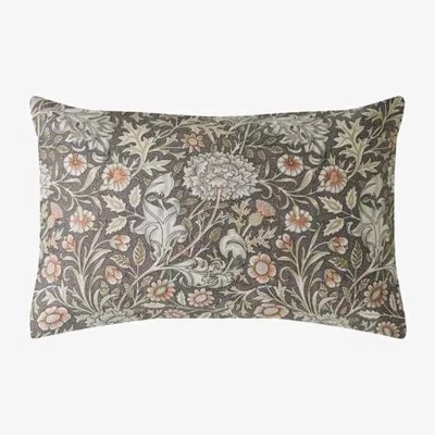 Downtown William Morris At Home Double Bough Pillowcase Pair - Heather