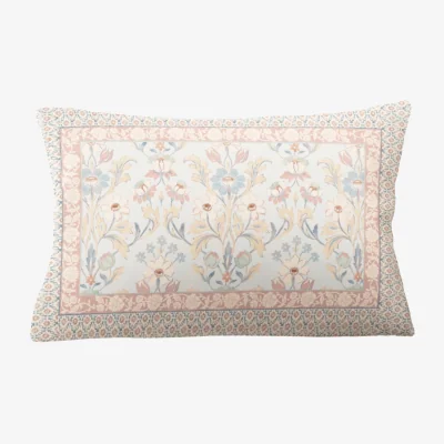 Downtown Laura Ashley Semington Pillowcase Pair - Dusty Pink