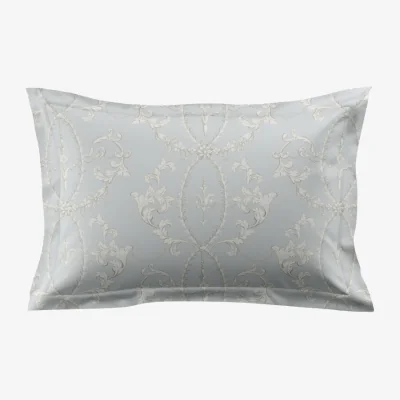 Downtown Historic Royal Palaces Tijou Oxford Pillowcase Pair - Porcelain Blue