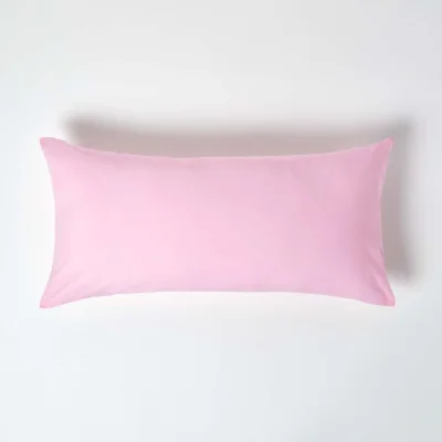 The Range 200 Thread Count Egyptian Cotton Housewife Pillowcase - Pink / 80cm / 40cm