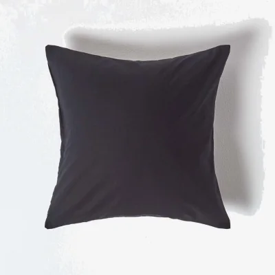 The Range 200 Thread Count Egyptian Cotton Housewife Pillowcase - Black / 40cm