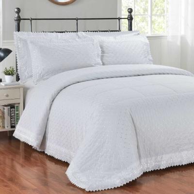The Range Richmond Pillowcase Pair White - White