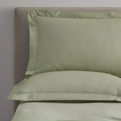 The Range Plain Dyed Oxford Pillowcases - Green