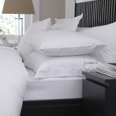 The Range Percale Oxford White Pillowcase - 69 x 69cm - White