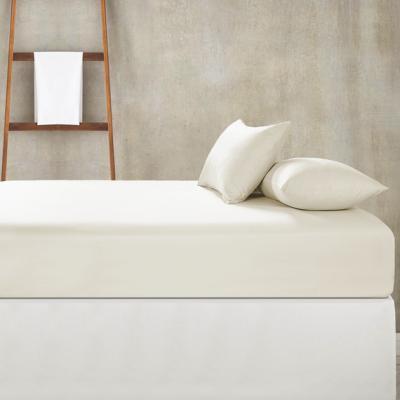 The Range Palace Percale High Quality Pair Pillowcases  - Ecru  / 63cm