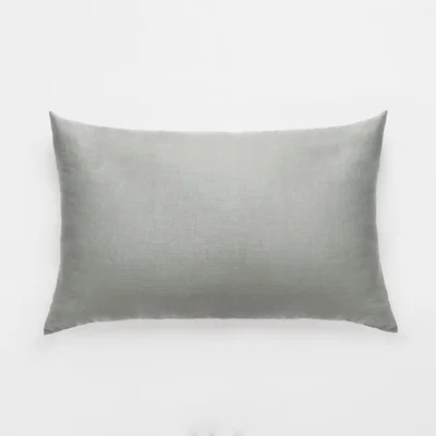 The Range OHS 100 Cotton 300TC 2 x Housewife Pair of Pillowcases - Light Grey