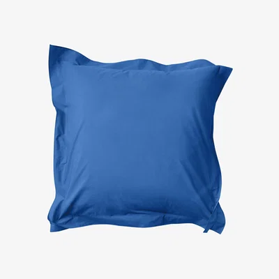 Wolf & Badger Euro Pillowcase Pair In Blue Blue Sutram