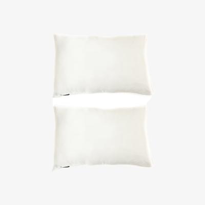 Wolf & Badger Silk Pillowcase Set Of Two White House of Silk