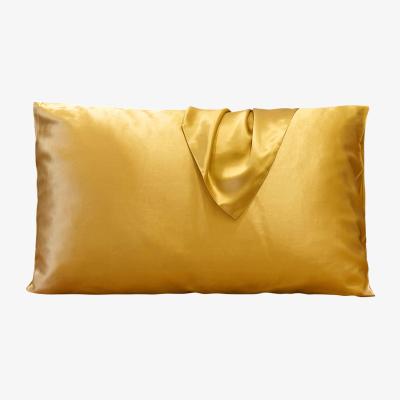 Wolf & Badger Pure Mulberry Silk Pillowcase - Standard Size - Gold | Uk Double | Soft Strokes Silk