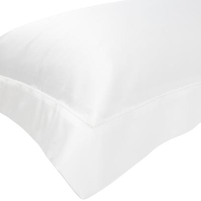 Wolf & Badger Hemstitch King Oxford Pillowcase - White Collection | Uk King | London & Avalon