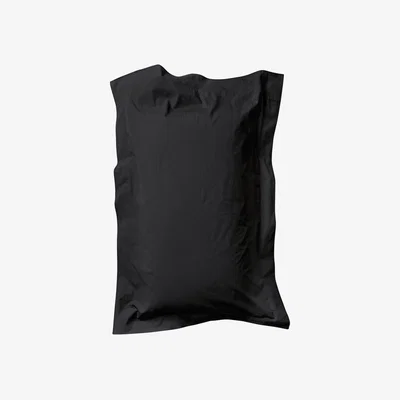 Wolf & Badger Black Pillowcase Pair In Cinder Us Queen Sutram