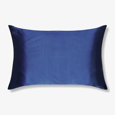 Wolf & Badger Midnight Blue Pure Mulberry Silk Pillowcase Two Bees London