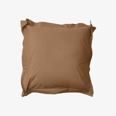 Wolf & Badger Brown Euro Pillowcase Pair In Carob Us Queen Sutram