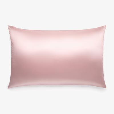 Wolf & Badger Pink / Purple Pink Mulberry Silk Pillowcase - Standard Queen Silk Works London