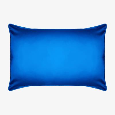 Wolf & Badger Blue Aiya Pillowcase Cobalt Uk Single Studio Pia