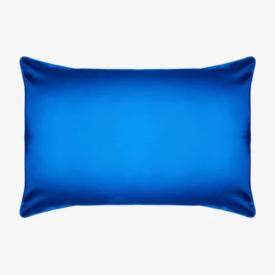 Wolf & Badger Blue Aiya Pillowcase Cobalt Uk Single Studio Pia