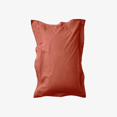 Wolf & Badger Pillowcase Pair In Ochre Red Us Queen Sutram