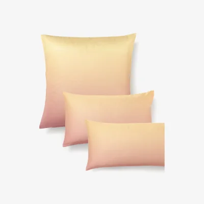 Westwing Cotton Sateen Pillowcase Jania with Colour Gradient