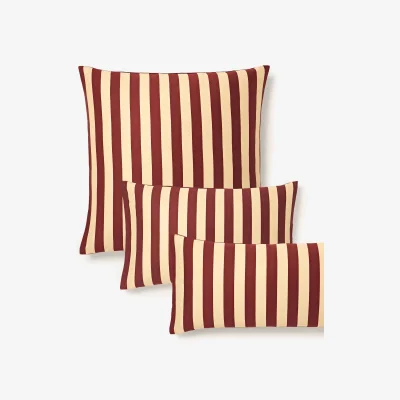 Westwing Striped Cotton Sateen Pillowcase Zani