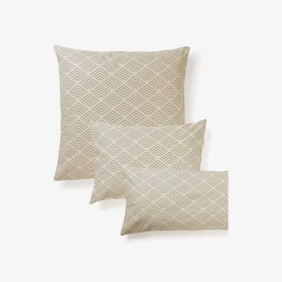 Westwing Cotton Pillowcase Milano with Graphic Pattern