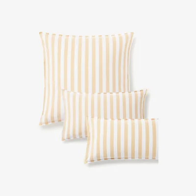 Westwing Striped Cotton Pillowcase Diogo