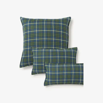 Westwing Checked Flannel Pillowcase Linsay