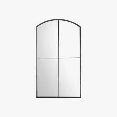 Barker and Stonehouse Black Window Leaner Mirror Glass | Barker & Stonehouse