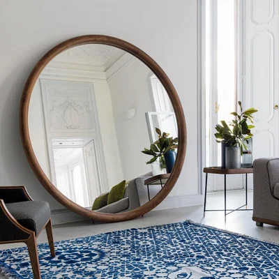 Barker and Stonehouse Porada Giove Mirror Wood | Barker & Stonehouse