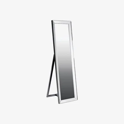 Barker and Stonehouse Bevelled Floor Mirror, Silver Glass | Barker & Stonehouse