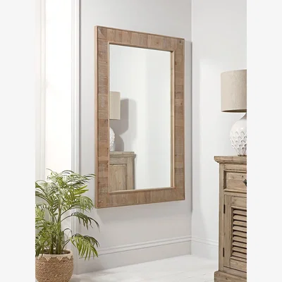 Cox and Cox Reclaimed Oak Full Length Mirror