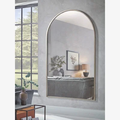Cox and Cox Iron Arched Full Length Mirror