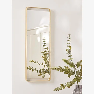 Cox and Cox Brass Suspended Frame Wall Mirror