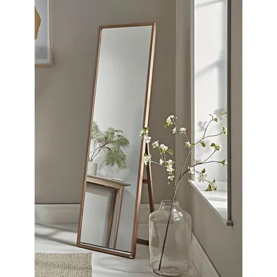 Cox and Cox Oak Full Length Standing Mirror