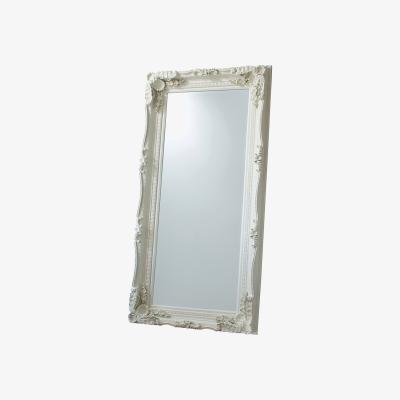 Dunelm Carved Calera Leaner Mirror, Cream 90x176cm Cream