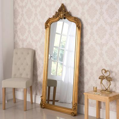 Dunelm Yearn Full Length Baroque Gold Effect Mirror Gold Effect