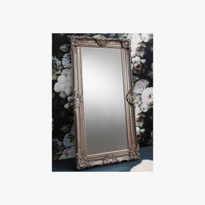 Dunelm Stretton Antiqued Silver Effect 177x88cm Leaner Mirror Silver Effect
