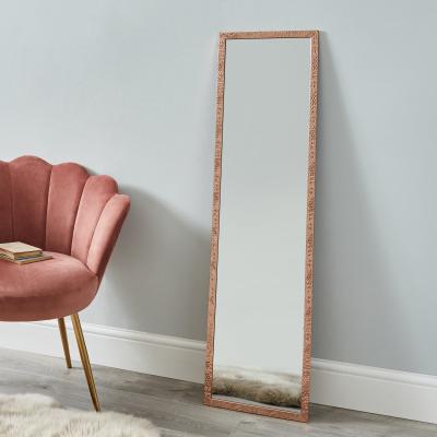 Dunelm Rose Gold Effect Full Length Mirror Rose Gold Effect