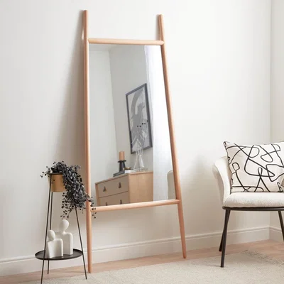 Dunelm Lara Full Length Mirror Natural