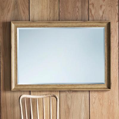 Dunelm Fraser Oak 74x104cm Wall Mirror Natural
