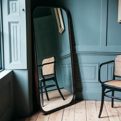 Graham & Green Walter Extra Large Dark Wood Mirror