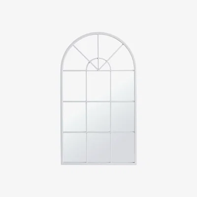 Habitat Habitat Arch Window Mirror - Grey - 70x40cm