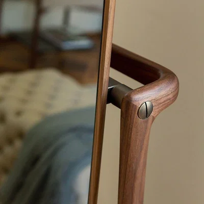 Heal's Porada Timothy Floor Mirror Walnut - Heal's UK Furniture