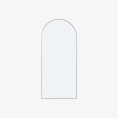 Heal's Heal's Fine Edge Floor Arch Mirror Gold - Heal's UK Furniture