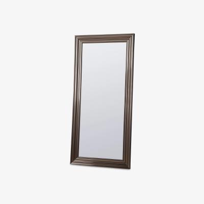 John Lewis Erskine Rectangular Frame Leaner Mirror, 166.5 x 80.5cm, Pewter