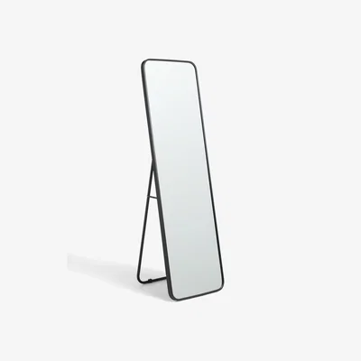 John Lewis John Lewis ANYDAY Freestanding Full-Length Cheval Mirror, 135 x 40cm, Black