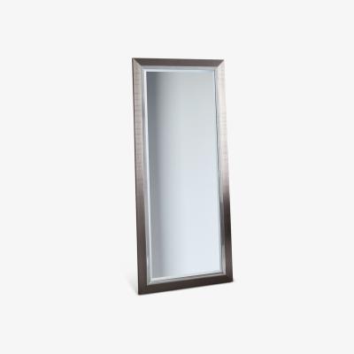 John Lewis Rylston Rectangular Frame Leaner Mirror, 155 x 66cm, Silver