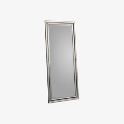 John Lewis Vogue Rectangular Frame Leaner Mirror, 151.5 x 62.5cm, Gold