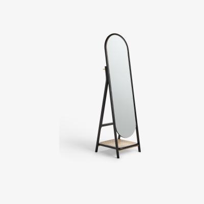 John Lewis John Lewis & Partners Rattan Freestanding Mirror