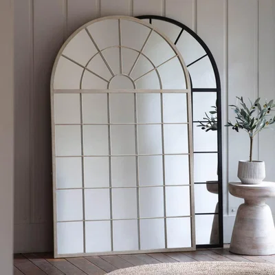 Knees Beckenham Extra Large Arched Leaner Mirror - White